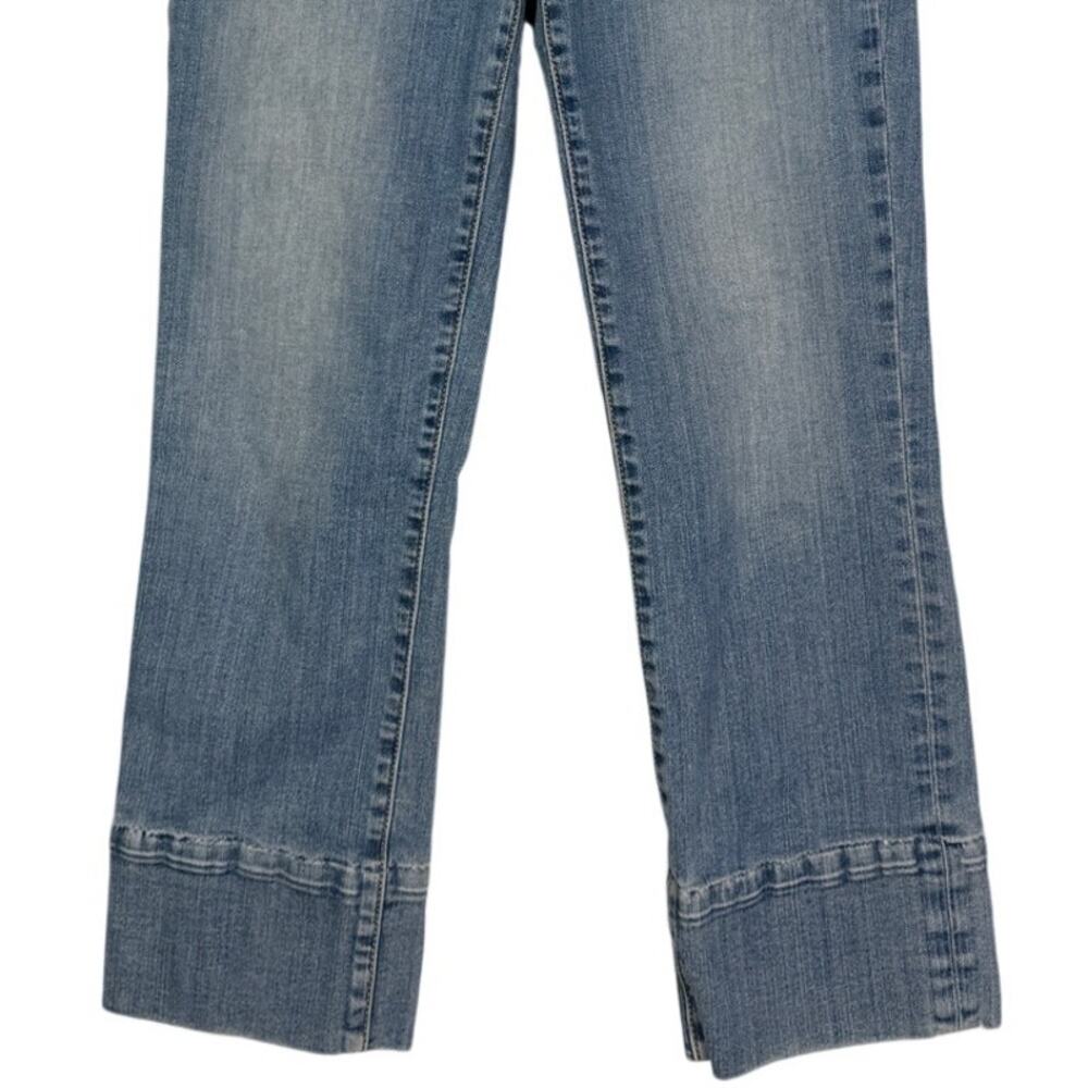 Calvin Rucker Vintage Cropped See The Love Mid Rise Jeans 5 Pocket 28 Light Wash - Picture 4 of 15